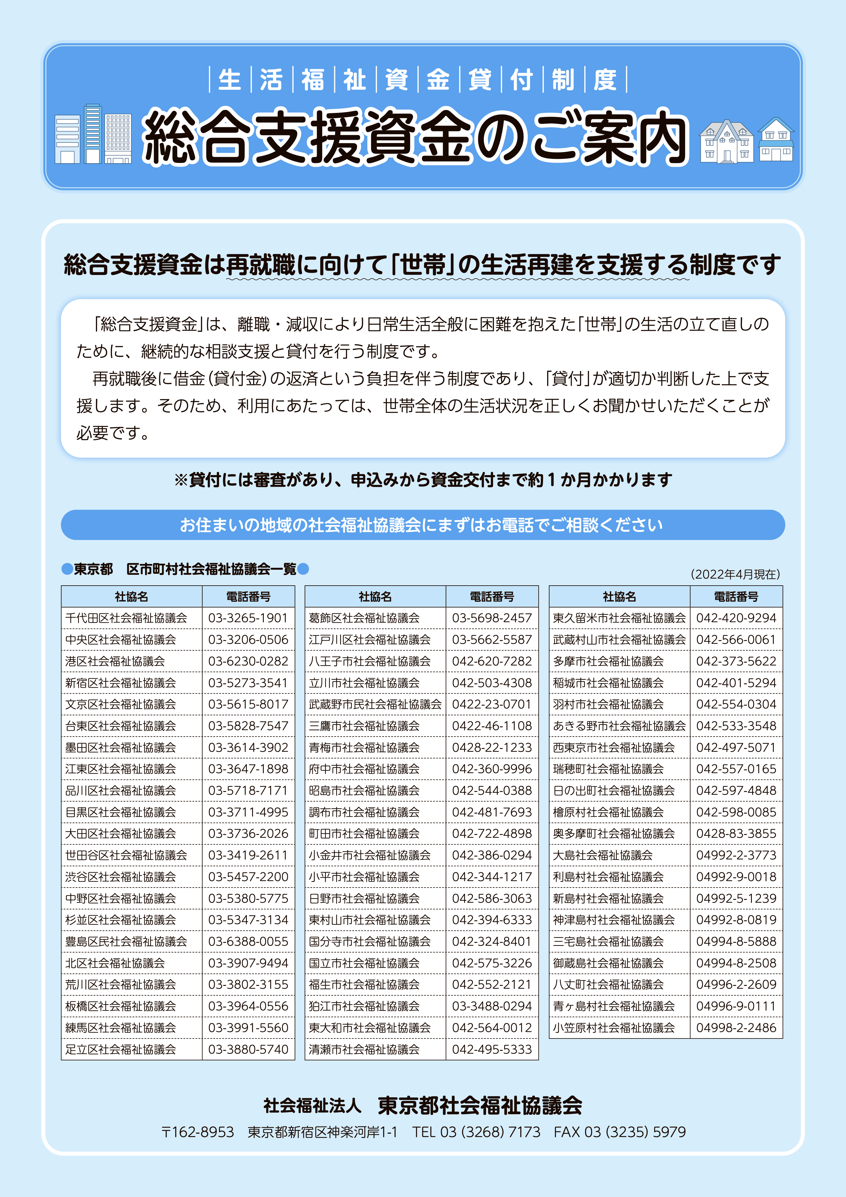 総合支援資金のご案内